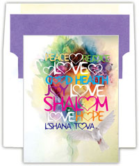 Jewish New Year Cards by Designer's Connection - The Year That Love Wins