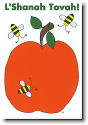 Just Mishpucha Jewish New Year Cards - Apple & Bees