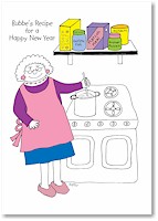 Just Mishpucha Jewish New Year Cards - Bubbe's Recipe