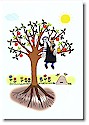 Just Mishpucha Jewish New Year Cards - Tree Of Life
