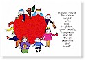 Just Mishpucha Jewish New Year Cards - Big Apple With Kids