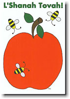 Jewish New Year Cards by Just Mishpucha - Apple & Bees