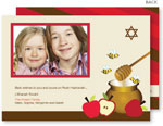 Jewish New Year Cards by Spark & Spark (Honey Bees - Photo)
