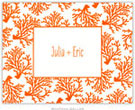 Boatman Geller - Coral Letterpress Stationery/Thank You Notes