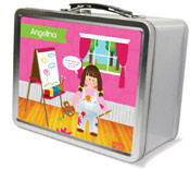 Spark & Spark Lunch Box - Artist At Work (Brunette Girl) (03-LC-1400-1-02)