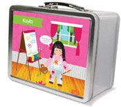 Spark & Spark Lunch Box - Artist At Work (Asian Girl) (03-LC-1400-1-05)