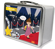 Spark & Spark Lunch Box - In The Spotlight (Brunette Girl) (03-LC-1400-6-02)