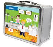 Spark & Spark Lunch Box - Doctor's Visit (Blonde Boy) (03-LC-1401-3-01)