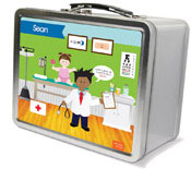 Spark & Spark Lunch Box - Doctor's Visit (African-American Boy) (03-LC-1401-3-04)