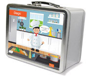 Spark & Spark Lunch Box - A Chef's Taste (Black Hair Boy) (03-LC-1401-5-03)