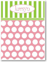 Devora Designs - Magnetic Buletin Boards/Magulletin (Polka Dots Pink & Green) (MAG-10)