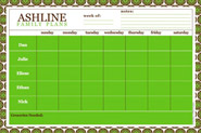 Devora Designs - Magnetic Planners (Pea & Chocolate) (PFP-06)