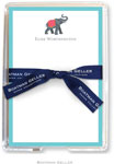 Boatman Geller - Custom Memo Sheets with Acrylic Holders (Icon Elephant with Border) (101A-2+C050+B07)