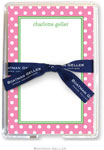 Boatman Geller - Custom Memo Sheets with Acrylic Holders (Polka Dot) (331A+P25+A09)
