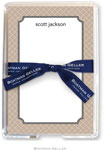 Boatman Geller - Custom Memo Sheets with Acrylic Holders (Basketweave) (551A+P10+A06)
