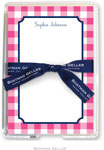 Boatman Geller - Custom Memo Sheets with Acrylic Holders (Classic Check) (611A+P02+A03)