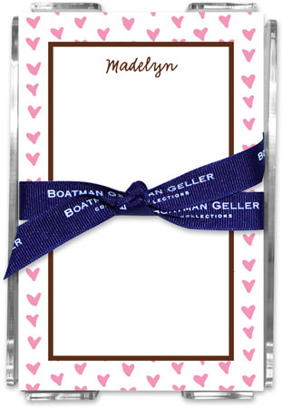 Boatman Geller - Create-Your-Own Memo Sheets With Acrylic Holder (Amor)