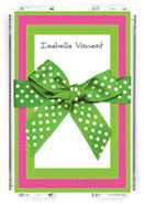 Chatsworth Robin Maguire - Memo Sheets (Pink/Lime Dots/Dashes) (DS-10-121-01-51)