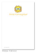 Dinky Designs Memo Sheets - Beamin' summer sun  (M-011B)