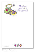 Dinky Designs Memo Sheets - Girly green purse with funky shoes  (M-115G)