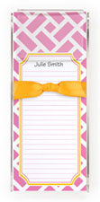 Chatsworth Just Exquisite - Slim Boxed Notes/Memo Sheets (Pink Chippendale) (SPAB-16)