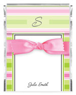 Chatsworth Just Exquisite - Boxed Notes/Memo Sheets (Think Pink Stripes) (ABN-176)