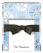 Chatsworth Just Exquisite - Boxed Notes/Memo Sheets (Blue Sand Dollars) (ABN-246)