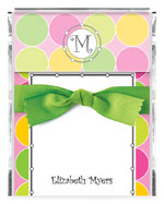 Chatsworth Just Exquisite - Boxed Notes/Memo Sheets (Spring Dots) (ABN-254)