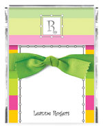 Chatsworth Just Exquisite - Boxed Notes/Memo Sheets (Spring Stripes) (ABN-256)