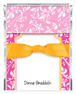 Chatsworth Just Exquisite - Boxed Notes/Memo Sheets (Pink Damask) (ABN-281)
