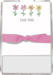 Kelly Hughes Designs - Memo Sheets (Row Of Daisies) (m426)