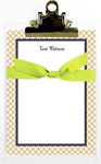 Whitney English Note Sheets - Gingham Tan (NS-3004)