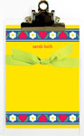 Whitney English Note Sheets - Hearts Yellow (NS-3021)