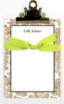 Whitney English Note Sheets - Baroque Floral Brown (NS-3079)