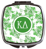 Devora Designs - Compact Mirrors (Kappa Delta - Swirl Dots) KD