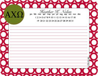 Devora Designs - Mousepads (Alpha Chi Omega - Greek Rings) ACO