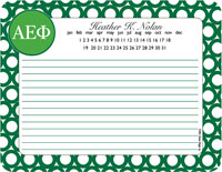 Devora Designs - Mousepads (Alpha Epsilon Phi - Greek Rings) AEF