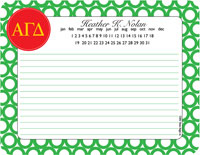 Devora Designs - Mousepads (Alpha Gamma Delta - Greek Rings) AGD
