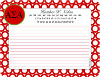 Devora Designs - Mousepads (Alpha Sigma Alpha - Greek Rings) ASA