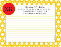 Devora Designs - Mousepads (Chi Omega - Greek Rings) CO