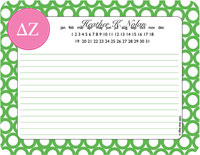 Devora Designs - Mousepads (Delta Zeta - Greek Rings) DZ