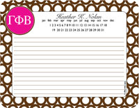 Devora Designs - Mousepads (Gamma Phi Beta - Greek Rings) GFB