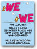 Dinky Designs Moving Cards - We Moved  (FN-317W)