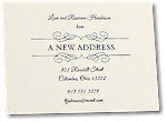 Royal Imprints Moving Cards - Scroll Work Moving Card (PR5509ECC-WHC)