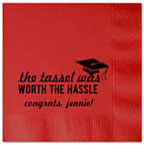 Personalized Napkins - Graduation Tassel