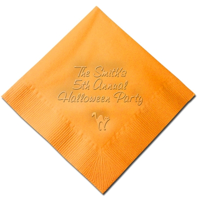 Classic Impressions - Napkin (Halloween Cat)