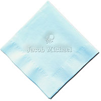 Classic Impressions - Embossed 3-ply Beverage/Luncheon Napkins (Baby Rattle)