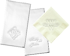 Embossed Guest Towels and Napkins