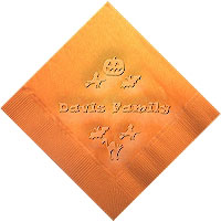 Classic Impressions - Embossed 3-ply Beverage/Luncheon Napkins (Halloween)