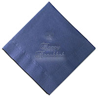 Classic Impressions - Embossed 3-ply Beverage/Luncheon Napkins (Menorah)